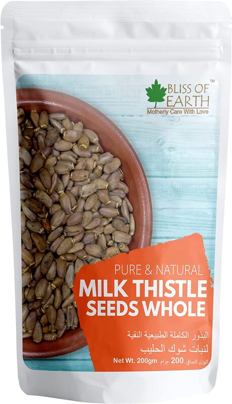 

Bliss of Earth Organic Super Food Milk Thistle Seeds, 200gm