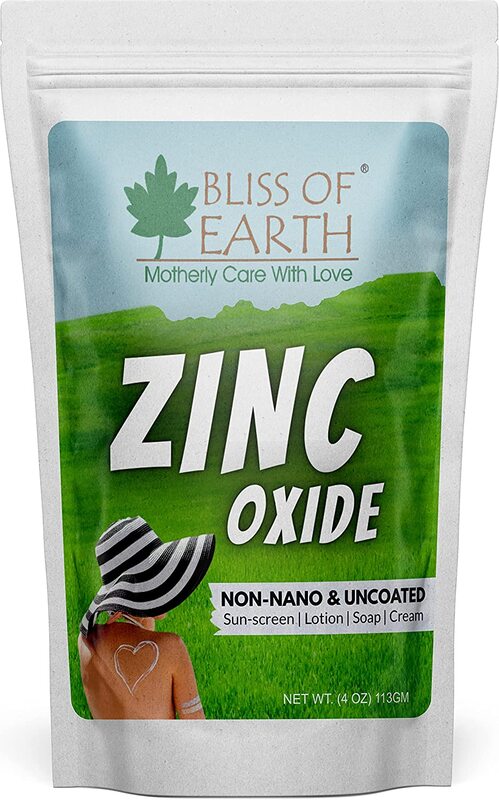 

Bliss of Earth Non-Nano & Uncoated Zinc Oxide Powder, 113gm