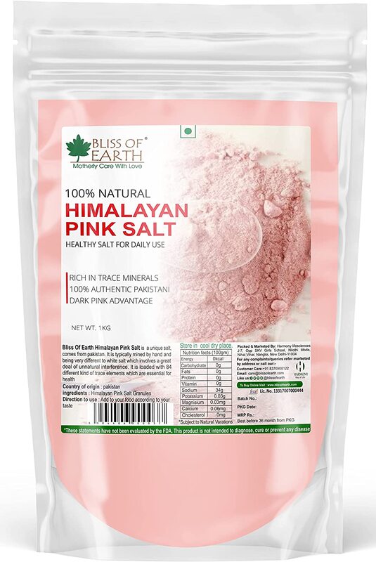 

Bliss of Earth Fine Powder Pakistani Himalayan Pink Salt, 1 Kg