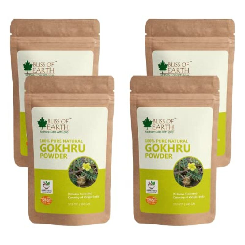 

Bliss of Earth 100% Pure & Natural Gokhru Powder, 100gm