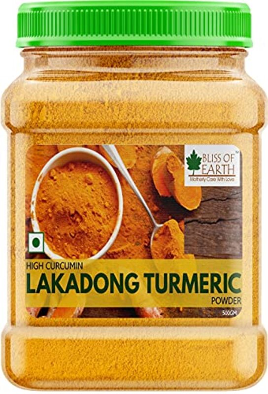 

Bliss of Earth High Curcumin Certified Organic Lakadong Turmeric Powder, 500g