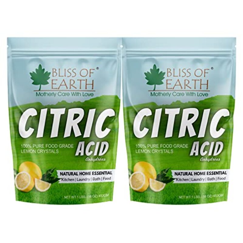 

Bliss of Earth Citric Acid Powder, 2 x 453g