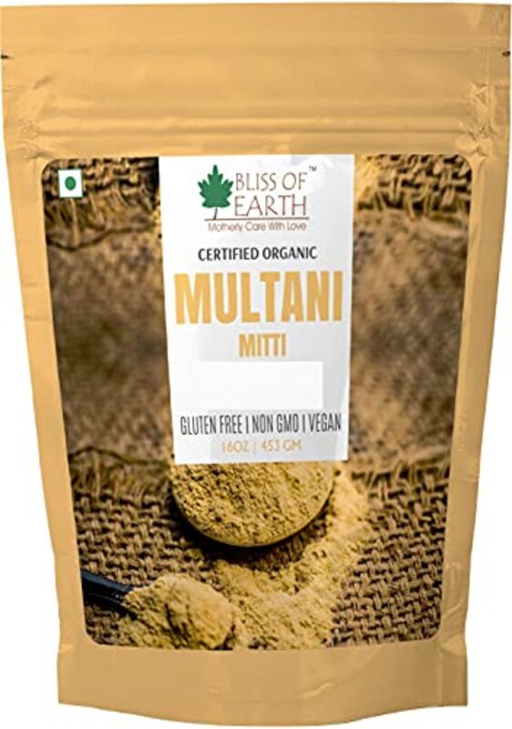 

Bliss of Earth 100% Pure Multani Mitti Powder, 453gm