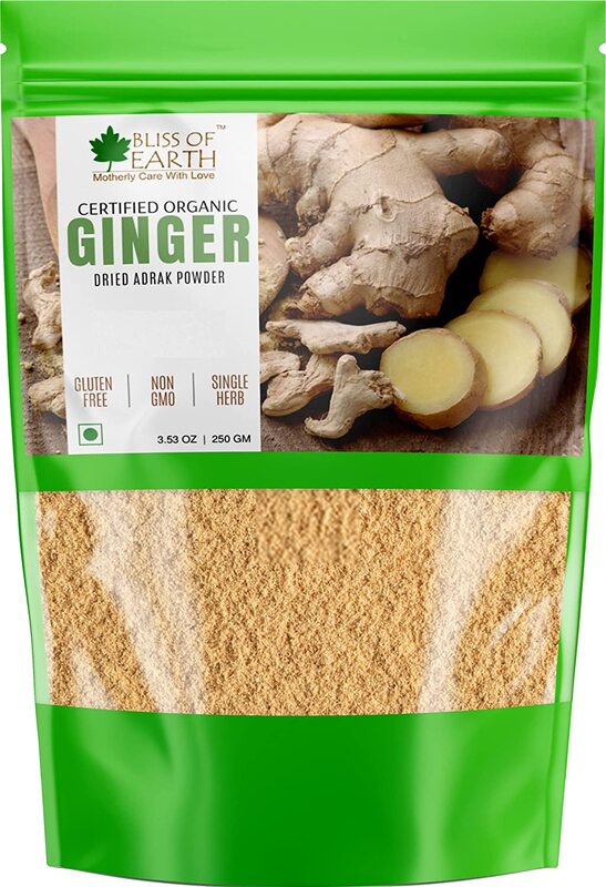 

Bliss of Earth Certified Organic Ginger Powder, 250g