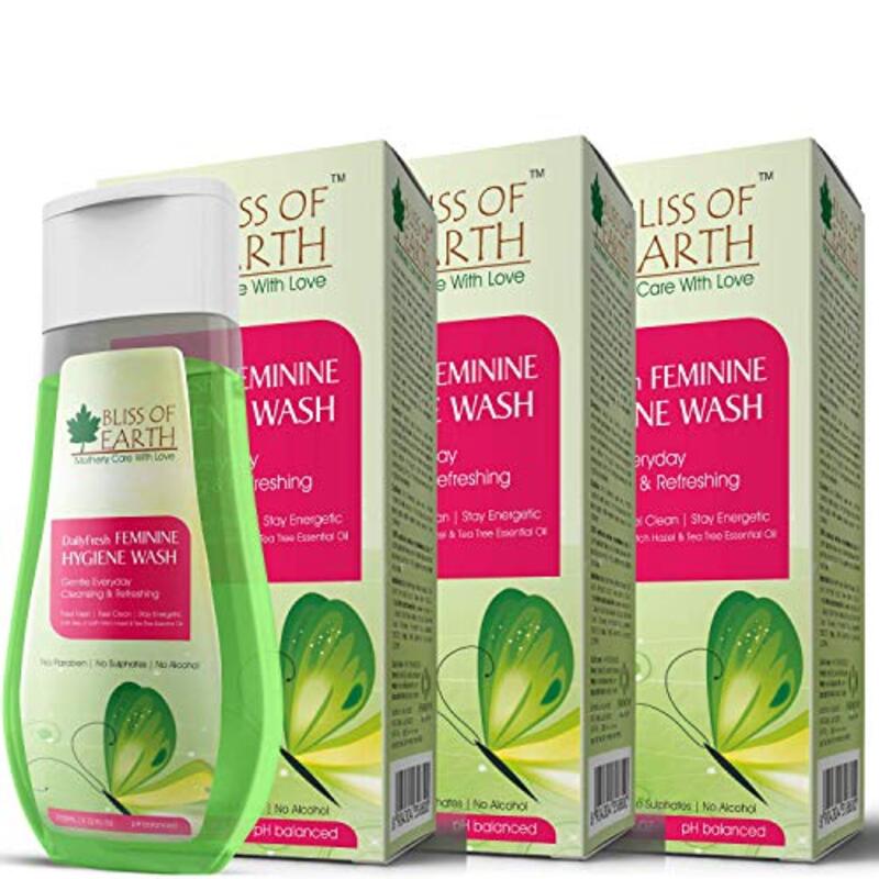 

Bliss of Earth Daily Fresh Feminine Hygiene Wash, 3 x 100ml