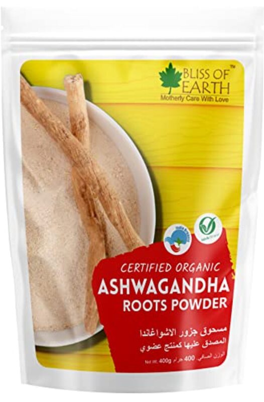 

Bliss of Earth Ashwagandha Organics Root Powder, 400gm