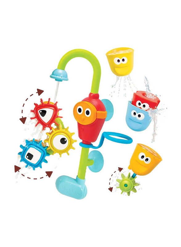 

Yookidoo Baby Bath Toy Spin N Sort Spout Pro Three Stackable Cups, Multicolour