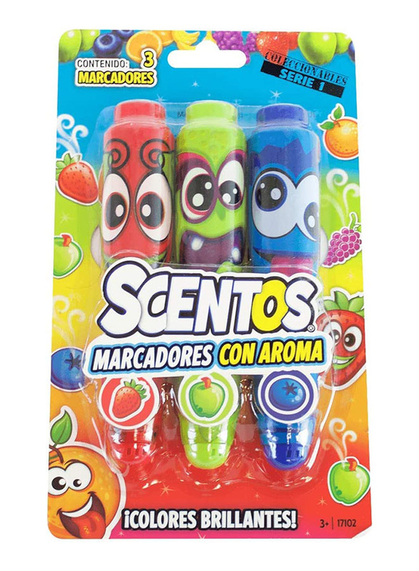

WeVeel 3-Pieces Scented Markers Collectible Series 1, Multicolour