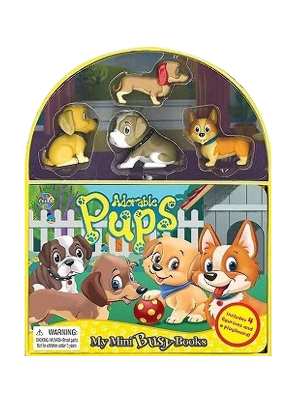 

Phidal Puppies Mini Busy Books, 4 Pieces, Ages 3+