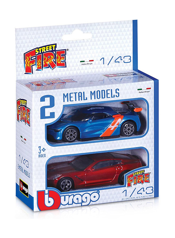 

Bburago Street Fire 2 Metal Models, 2 Pieces, Ages 3+