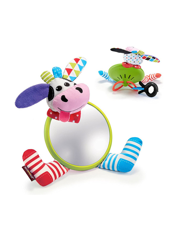 

YookidooMy First Friend Cow Acitivity Safe Mirror, Multicolour
