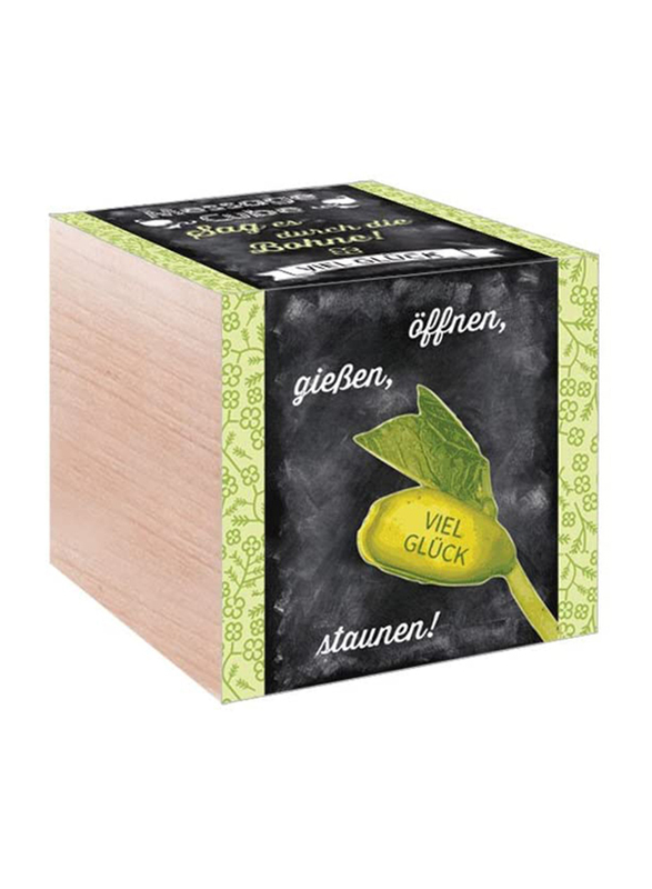 

Eco Cubes Message Cube Good Luck, Beige
