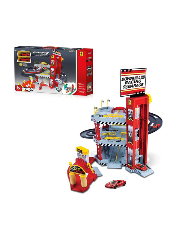 

Bburago Ferrari Double Lane Racing Garage Set, 15656096, Ages 3+