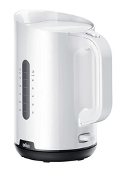 Braun 1.7L Breakfast1 Collection Kettle, 2200W, WK1100WH, White