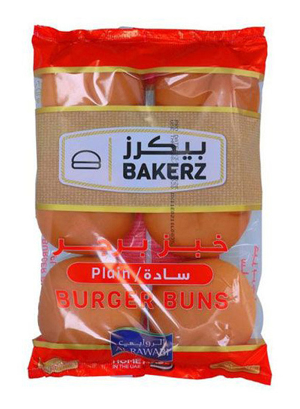 

Al Rawabi Plain Burger Buns, 6 Pieces, 67g