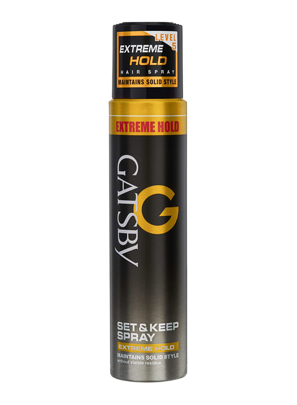 

Gatsby Set And Keep Extreme Hold Hair Spray 200ml Plus 50ml Extra