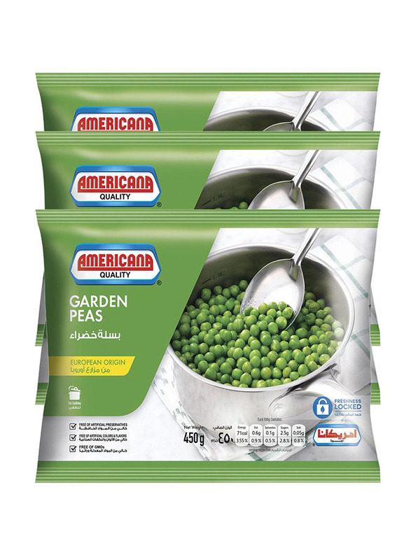 

Americana Garden Peas, 3x450g