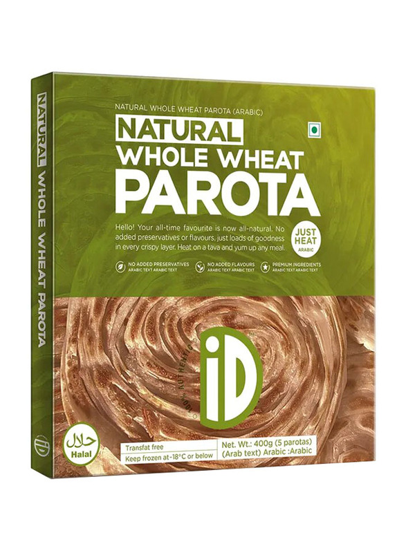 

ID Fresh Frozen Natural Whole Wheat Parota 400 g