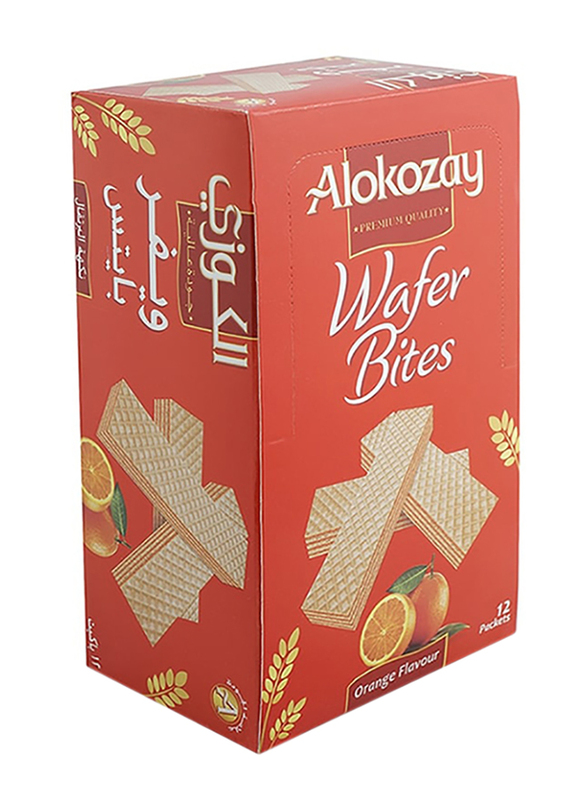 

Alokozay Orange Flavour Wafer Bites, 12 x 45g