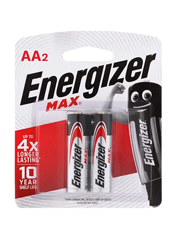 

Energizer Max AA Alkaline Battery 2 Pcs