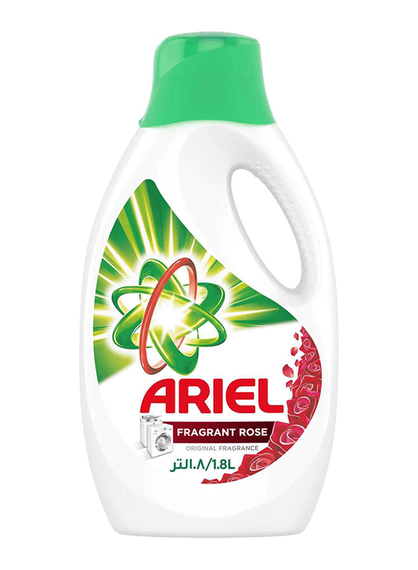 Ariel Power Gel Laundry Detergent Fragrance Rose, 1.8L