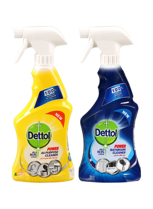 

Dettol All Purpose 500 ml + Bathroom Cleaner 500 ml