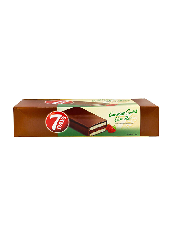 

7 Days Strawberry Cake Bar, 10 Pieces, 40g