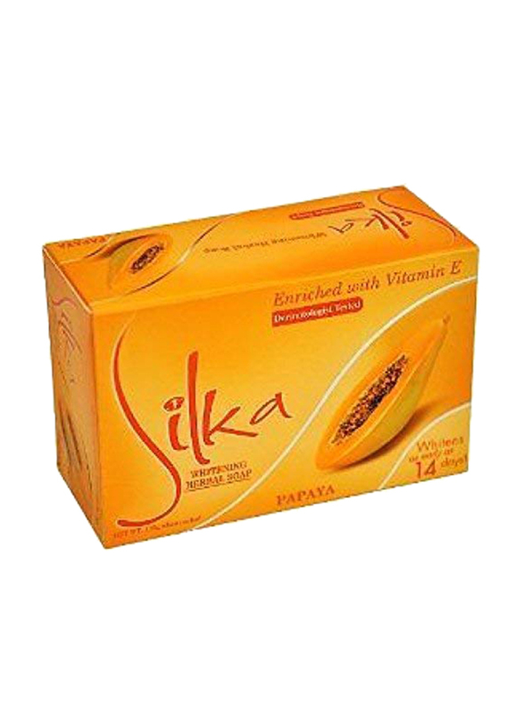 

Silka Skin Whitening Papaya Soap, 135gm