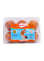 Khaleej Eggs Brown Medium 6Pcs Pkt