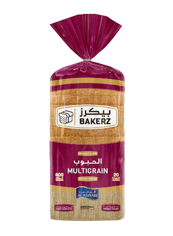 

Al Rawabi Bakerz Sliced Multi Grain Bread, 600g