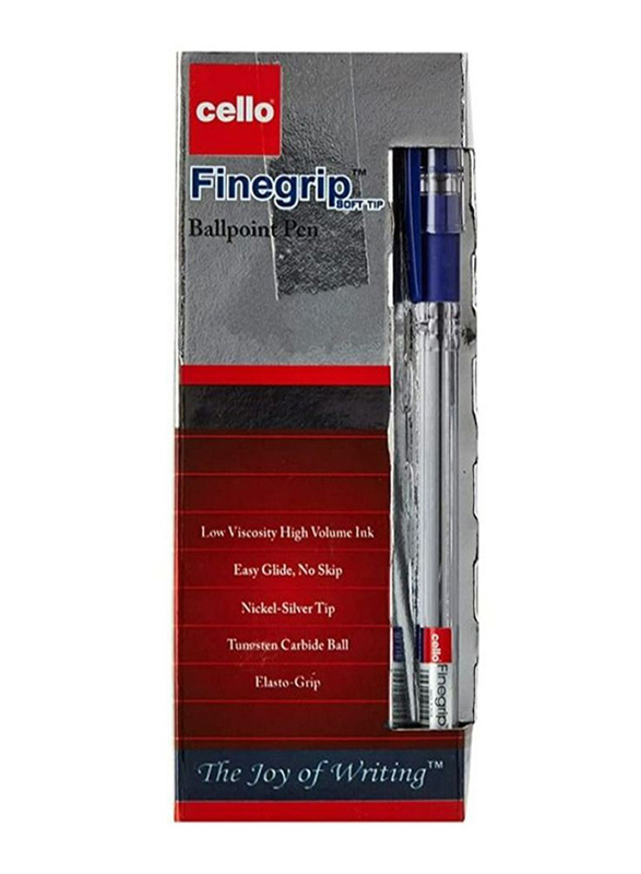 

Cello Blue Fine Grip Pen 12pcs Box