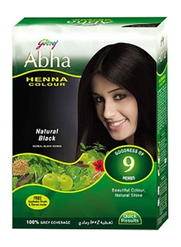 

Godrej Abha Henna Colour, 60gm, Natural Black