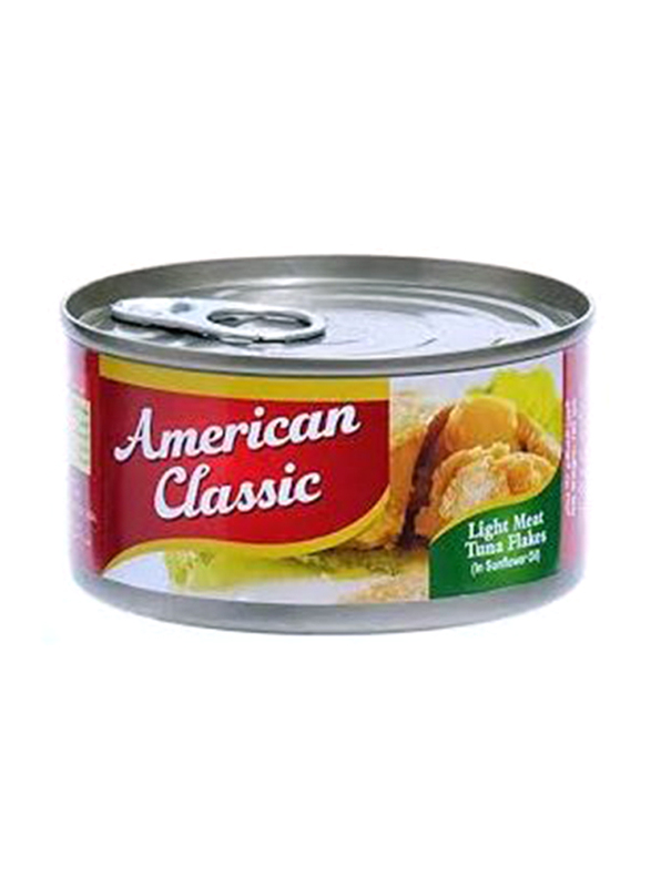 

American Classic Light Meat Tuna Flakes in Sunflower Oil, 185g