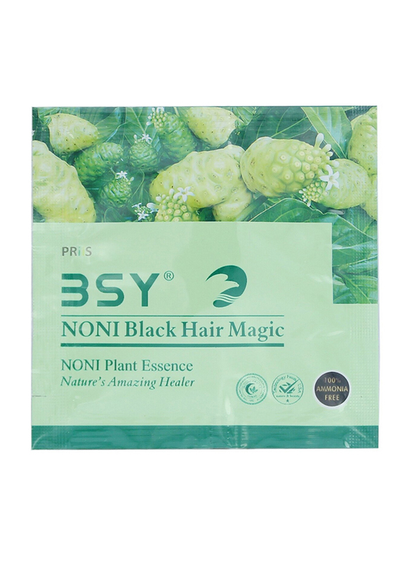 

BSY Noni Black Hair Magic Hair Colour Shampoo for Anti Hairfall, 12ml