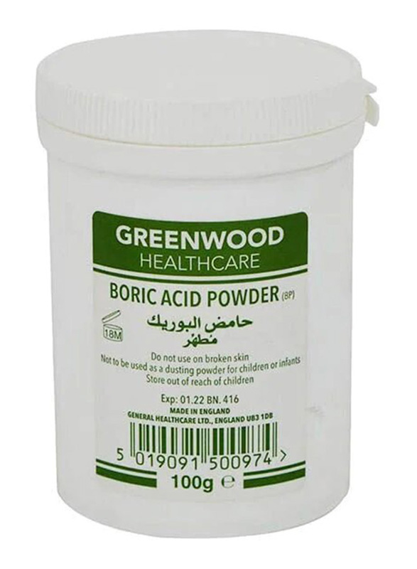 

Greenwood Health Care Boric Acid Powder, 100gm