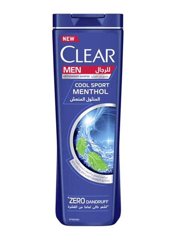 

Clear Cool Sport Menthol Anti Dandruff Shampoo for Men, 400ml