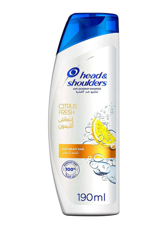 

Head & Shoulders Citrus Fresh Hair Shampoo for Anti-Dandruff, 190ml