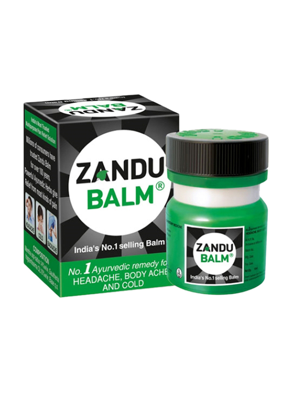 

Zandu Headache & Cold Relief Balm, 10gm