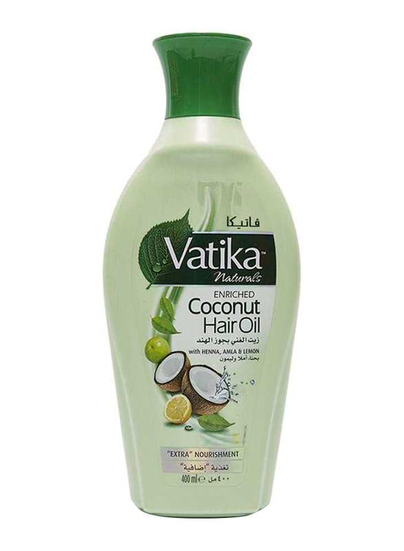 

Dabur Vatika Enriched Coconut Hair Oil for All Hair Type, 400ml