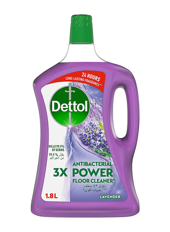 

Dettol Power Anti-Bacterial Lavender Floor Cleaner, 1.8 Litres