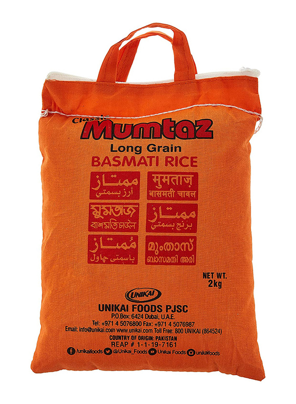 

Mumtaz Basmati Rice, 2 Kg