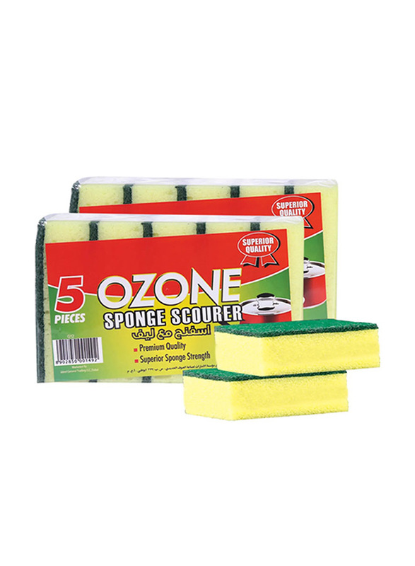 

Ozone Dishwashing Sponge with Scourer gm1, 6 Pieces