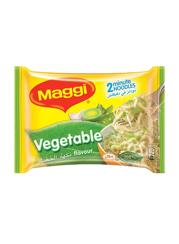 

Maggi 2 Minutes Vegetables Flavoured Noodles, 5 x 77g