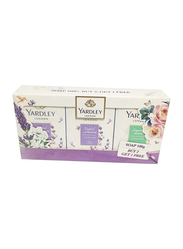 

Yardley Perfumed Luxury Soap, 3 Pieces, 100gm