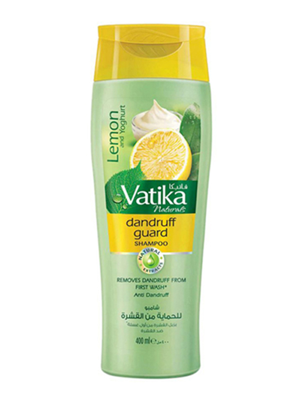 

Dabur Vatika Lemon & Yoghurt Extract Dandruff Guard Shampoo for Anti-Dandruff, 400ml