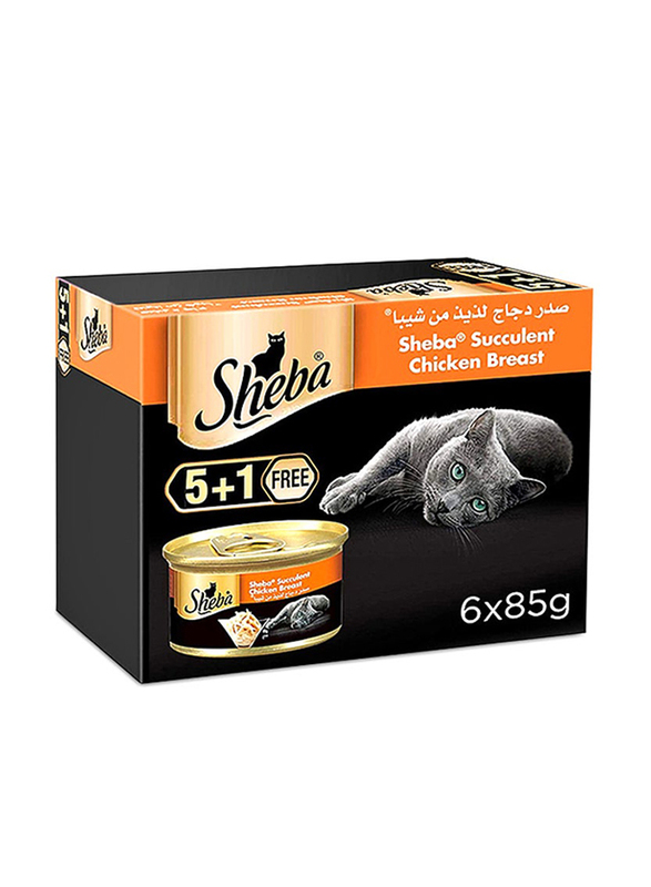 

Sheba Chicken Breast Dry Cat Food, 6 x 85g