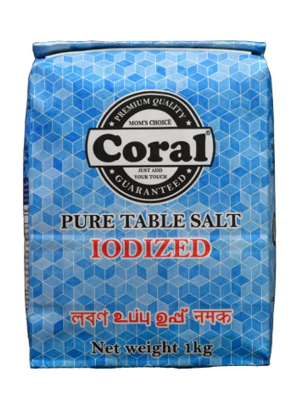 

Coral Pure Table Iodized Salt, 1 Kg