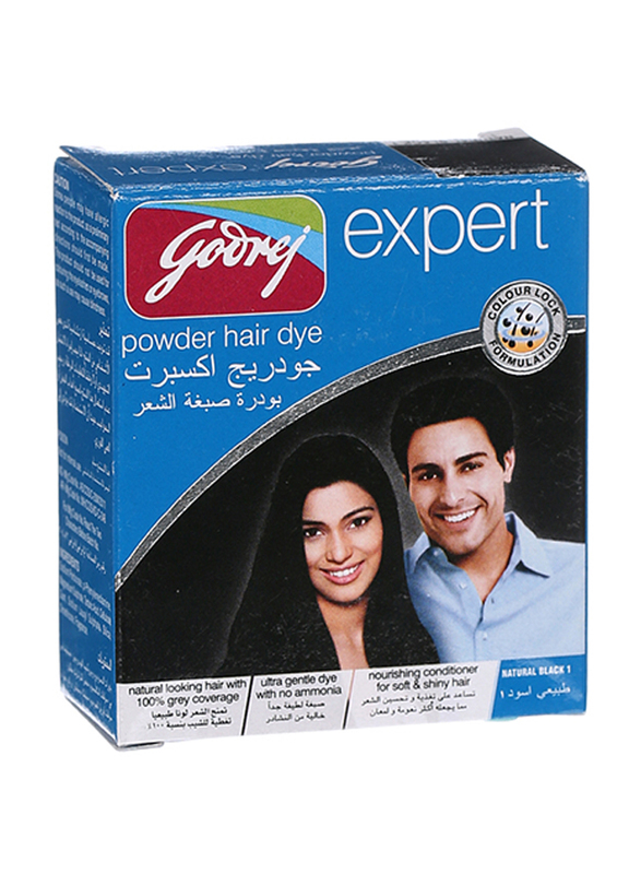

Godrej Expert Powder Hair Dye, 10gm, Natural Black 1