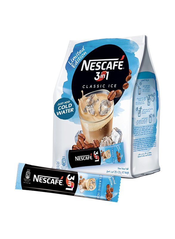 

Nescafe 3-In-1 Classic Ice Coffee Box, 18 x (12 x 20g)