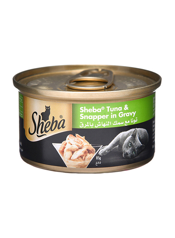 

Sheba Tuna & Snapper in Gravy Wet Cat Food, 85g